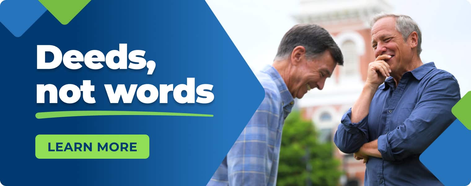 Deeds Not Words